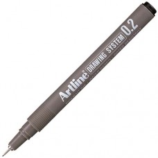 Artline 232 Teknik Çizim Kalemi 0.2 mm Siyah 12 Adet